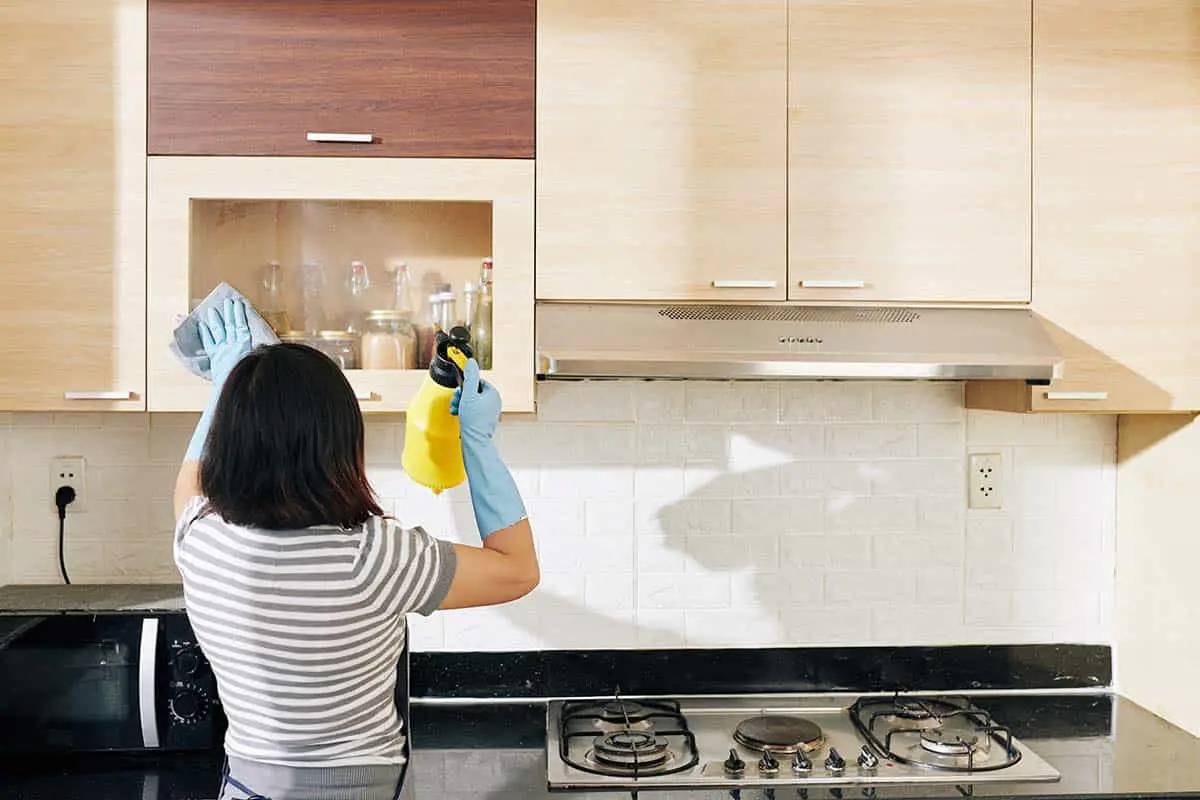 How to Clean Kitchen Cabinet Doors | Sparkling Clean & Looking Brand New